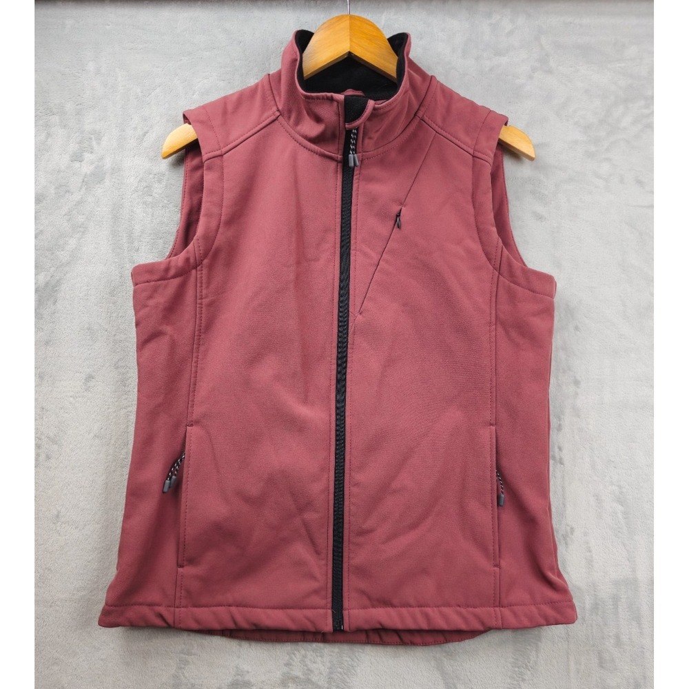 Iceburg Outerwear‎ Vest Small Mauve Full Zip Gorpcore Hiking Camping Outdoor